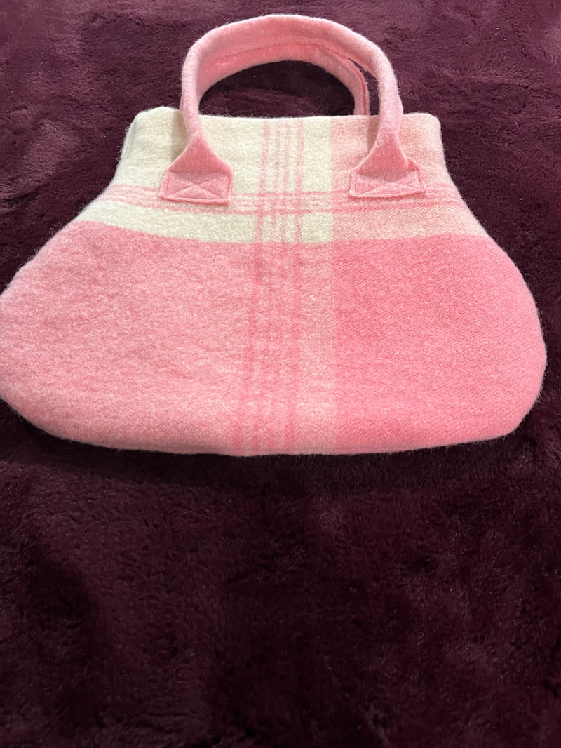 Mainly Pink  with touch of cream Flapper Bag