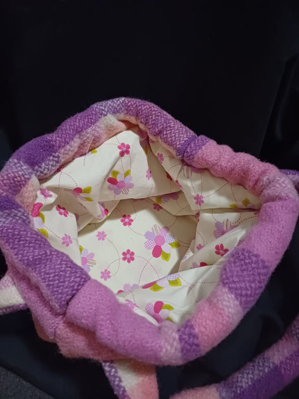 Sweet Purple and Pink small clasp bag